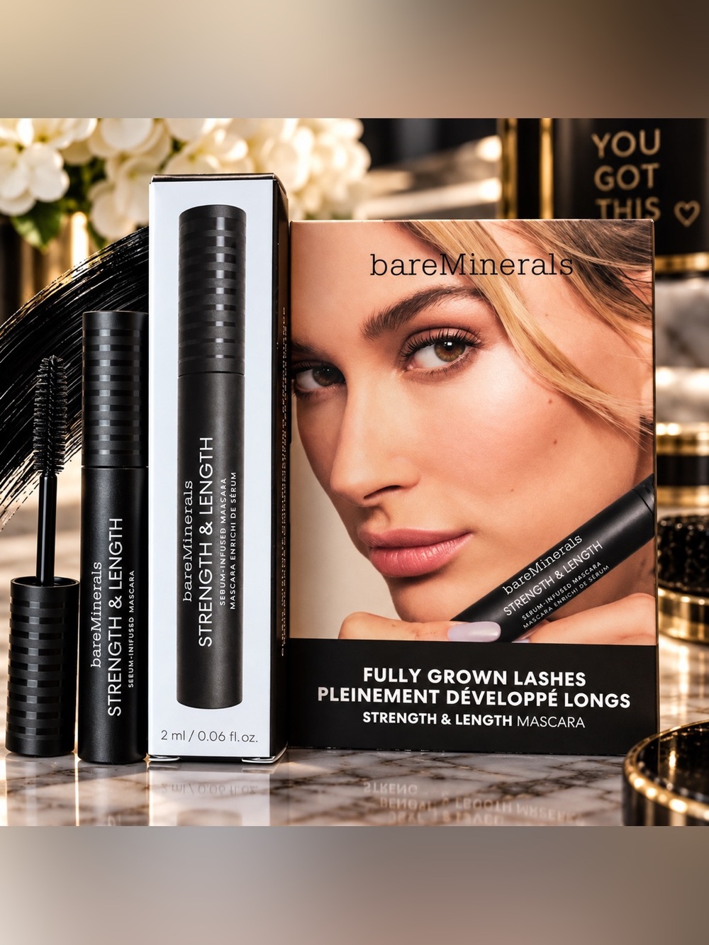 bareMinerals Strength & Length Serum-Infused Mascara
